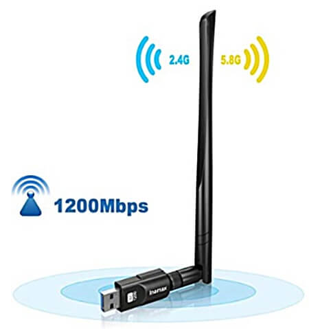Inamax USB WiFi Adapter 1200Mbps